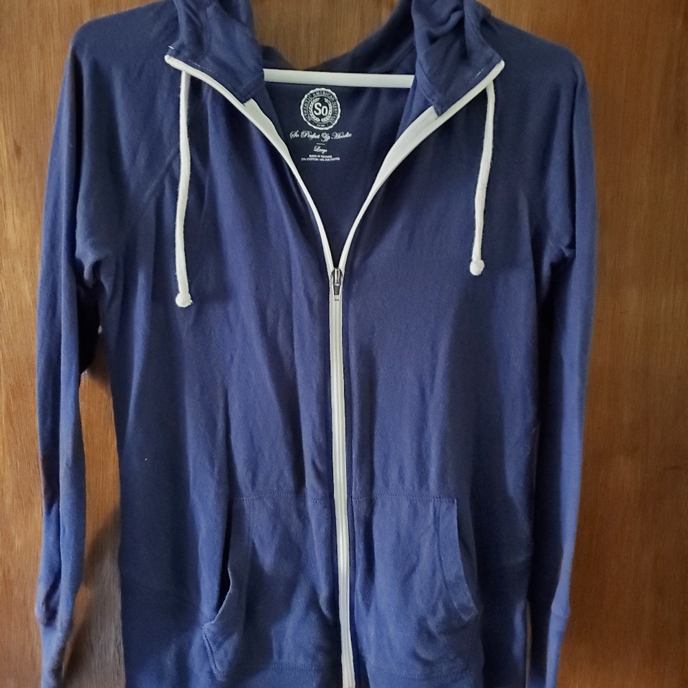 Authentic American Heritage blue hoodie, large